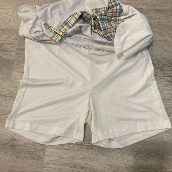 green and red  tartan skort - Picture 3 of 4